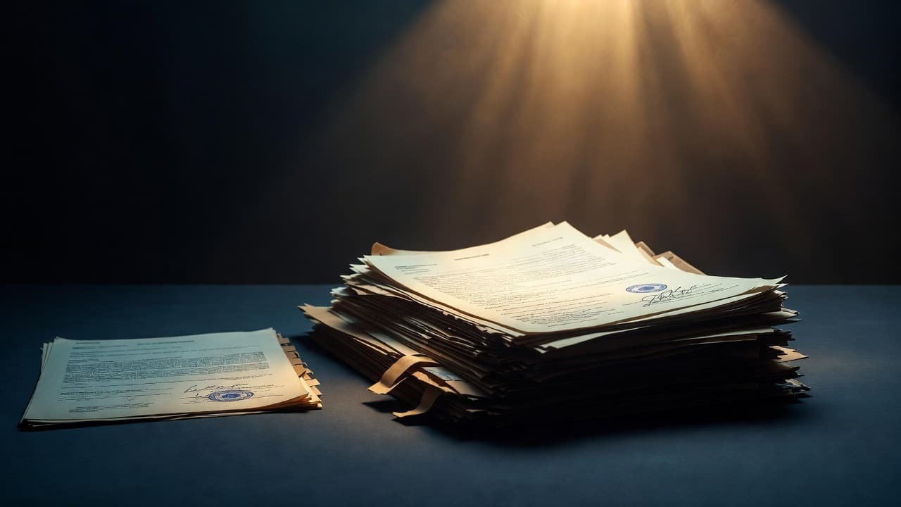 Stack of papers